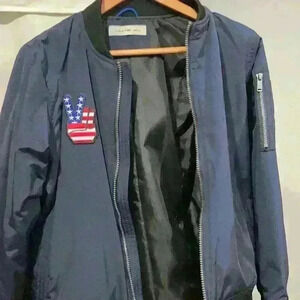 Calvin Klein Jeans bomber jacket Peace OUT